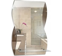 Зеркало Mixline Аква 395x600 с полкой 525005