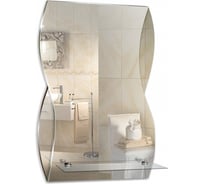 Зеркало Mixline Домино 395x600 мм., с полкой 525470