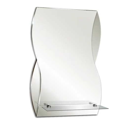 Зеркало Mixline Домино 395x600 мм., с полкой 525470