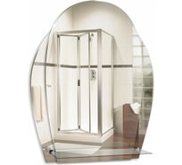 Зеркало Mixline Дельфин 445x580 мм., с полкой 525006