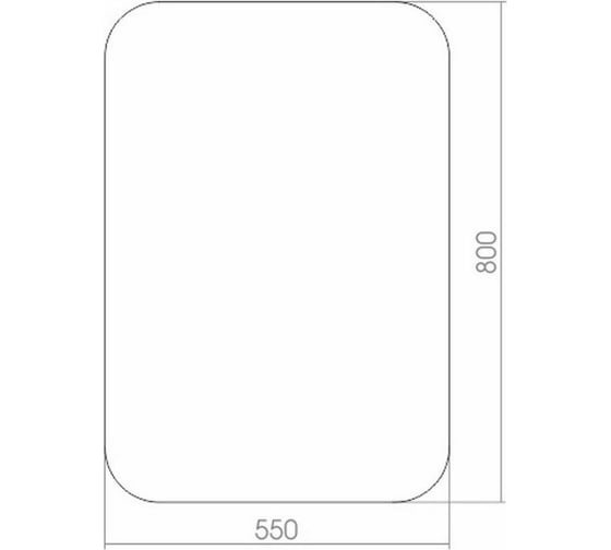 Зеркало Mixline Выбор 550x800 мм 537559