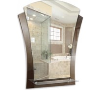 Зеркало mixline Торнадо 525х710 с полкой 525392