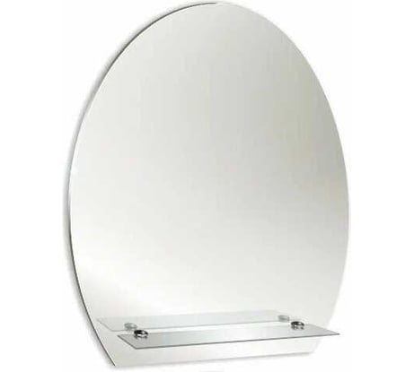 Зеркало MIXLINE "Уют" 500х575 (ШВ) с полкой 525474