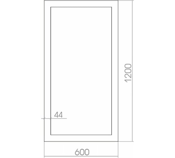 Зеркало mixline Феникс 600х1200 537431