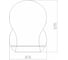 Зеркало mixline Форум 415х575 с полкой 525480 2