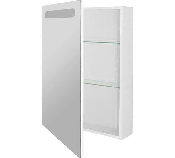 Зеркальный шкаф mixline СТИВ-60 белый, левый, с подсветкой 36802