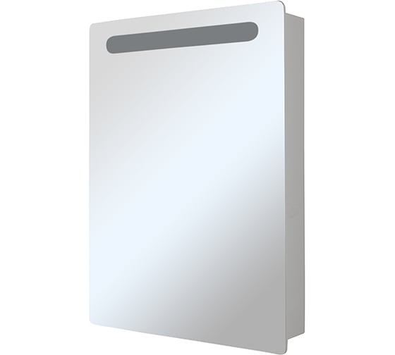 Зеркальный шкаф mixline СТИВ-60 белый, правый с подсветкой 536803 1