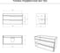 Подвесная тумба под раковину ИТАНА Sky 100 998x451x520 Графит 4657810335646 4