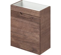 Подвесная тумба под раковину ИТАНА Sky 45 445x247x520 левая Акация тёмная 4657810335295