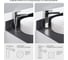 Столешница керамогранит ИТАНА Itana Roni 60 602x458x10 черный мрамор 4657810335196 5
