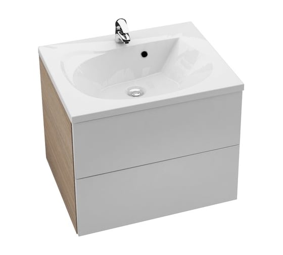 Тумба под умывальник Ravak SD 760 ROSA II капучино/белая X000001295 1