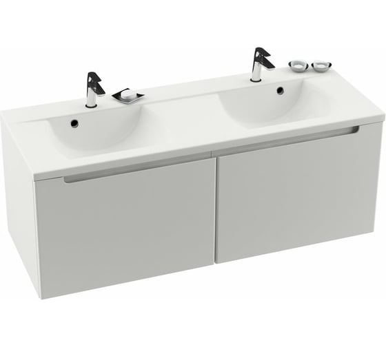 Тумба под умывальник Ravak SD-1300 CLASSIC белая/белая X000000422 1