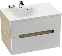 Тумба под умывальник Ravak SD 800-L CLASSIC II латте/белая X000000912