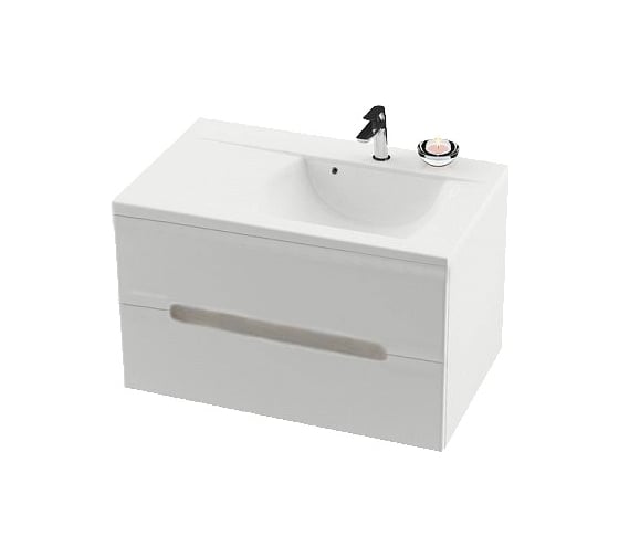 Тумба под умывальник Ravak SD 800-R CLASSIC II белая X000000914 1