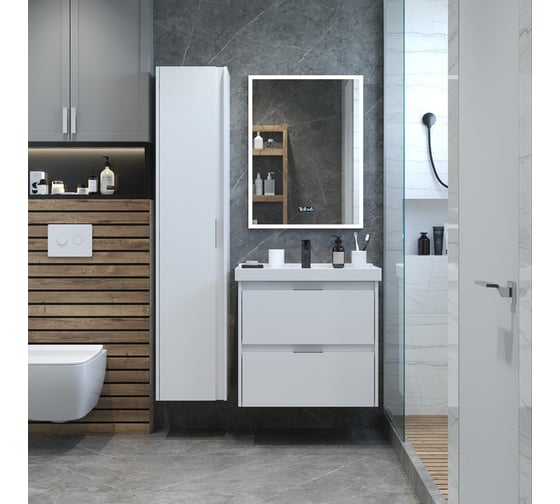 Тумба консольная BRIZ из ДСП Вена т18-70 (Грэйс) 239 03-18070-15 00 БЕЛ