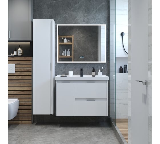 Тумба консольная BRIZ из ДСП Вена т20-90 (Грэйс) 239 03-20090-15 00 БЕЛ