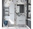 Тумба консольная BRIZ из ДСП и МДФ Пола т18-70 (ум. Грэйс) 236 03-18070-15 00 БЕЛ 3