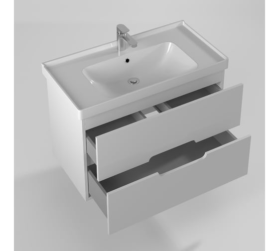 Тумба консольная BRIZ из ДСП и МДФ Пола т18-90 (ум. Грэйс) 236 03-18090-15 00 БЕЛ
