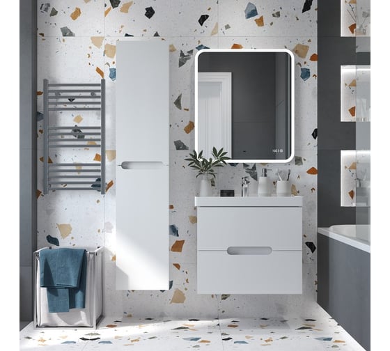 Тумба консольная BRIZ из ДСП и МДФ Пола т18-90 (ум. Грэйс) 236 03-18090-15 00 БЕЛ