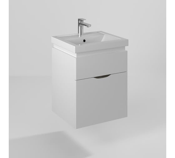 Тумба консольная BRIZ из ДСП и МДФ Сити т18-50 (ум. Комо) 232 03-18050-09 00 БЕЛ