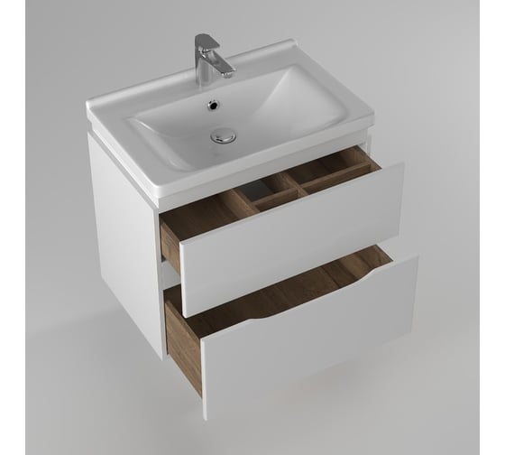 Тумба консольная BRIZ из ДСП и МДФ Сити т18-60 (ум. Миранда) 232 03-18060-18 00 БЕЛ