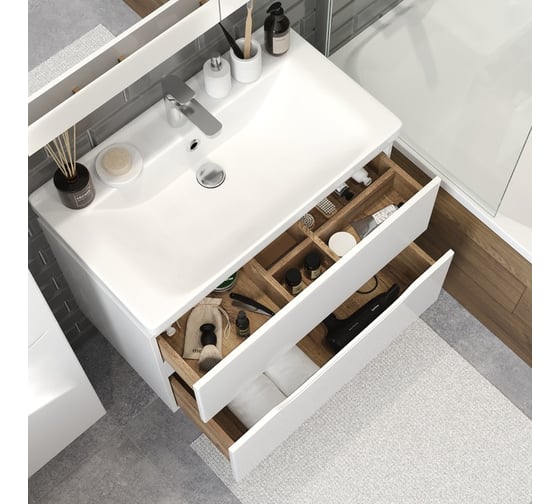 Тумба консольная BRIZ из ДСП и МДФ Сити т18-60 (ум. Миранда) 232 03-18060-18 00 БЕЛ