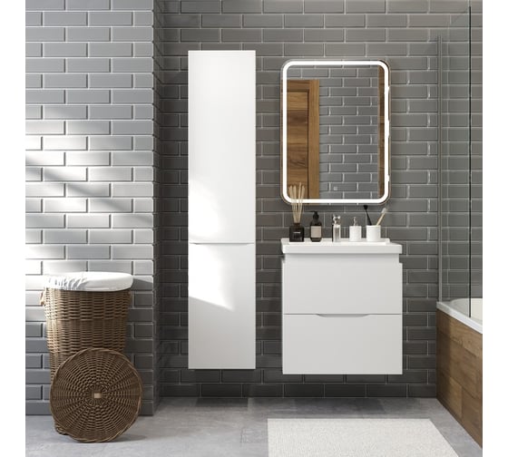Тумба консольная BRIZ из ДСП и МДФ Сити т18-60 (ум. Миранда) 232 03-18060-18 00 БЕЛ