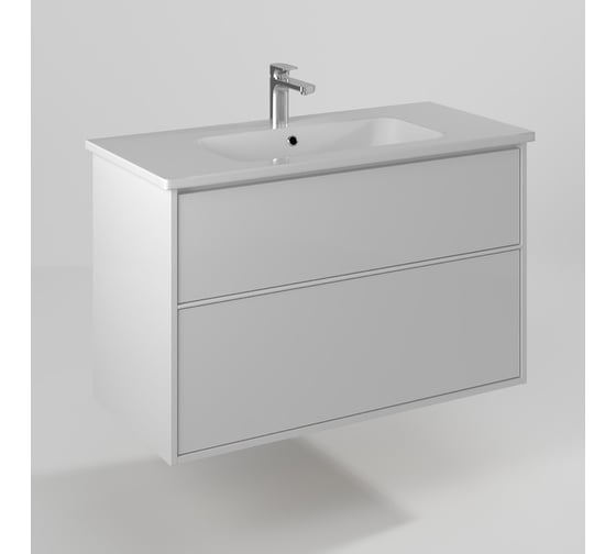 Тумба консольная BRIZ из ДСП Монца т18-100 (ум. Эйфория) 237 03-18100-11 00 БЕЛ 1