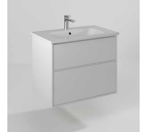 Тумба консольная BRIZ из ДСП Монца т18-80 (ум. Эйфория) 237 03-18080-11 00 БЕЛ 1