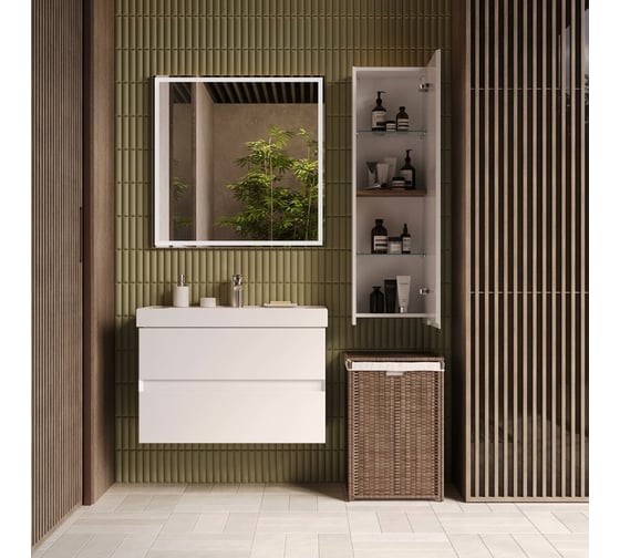 Тумба консольная PRATO из ДСП и МДФ Импрэс т18-70 (ум. Грэмми) 245 03-18070-19 00 БЕЛ