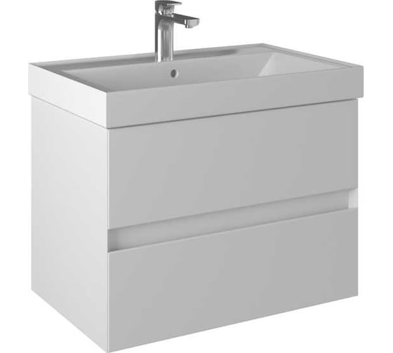 Тумба консольная PRATO из ДСП и МДФ Импрэс т18-80 (ум. Грэмми) 245 03-18080-19 00 БЕЛ