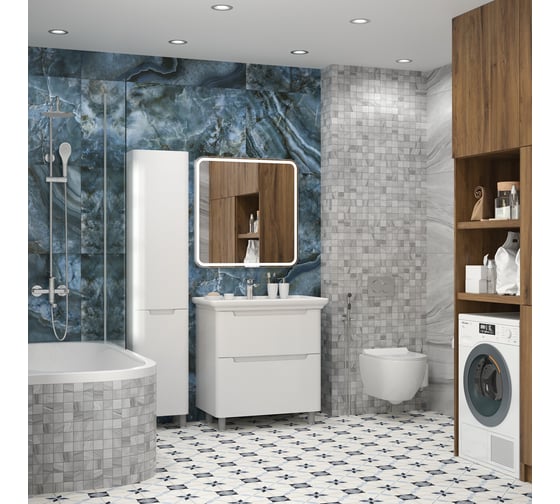 Тумба BRIZ Альби т8-105, из ДСП и МДФ, ум. Дуглас 235 03-08105-14 00 БЕЛ