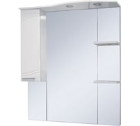 Зеркало-шкаф Misty светильник, левое Флори 90 Э-Флр04090-011СвЛ