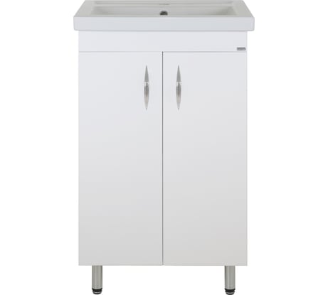 Напольная тумба Misty прямая, белая Фостер 50 Э-Фос01050-01Пр