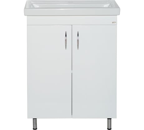 Напольная тумба Misty прямая, белая Фостер 60 Э-Фос01060-01Пр