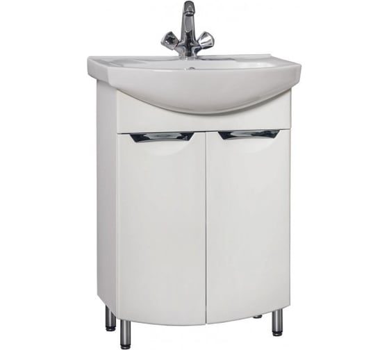 Тумба BRIZ Бриз т2-65, из ДСП и МДФ, ум. Стиль 362 03-02065-04 00 БЕЛ 1