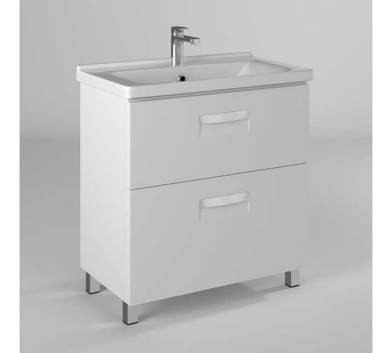 Тумба BRIZ Ирида т8-80 из ДСП и МДФ, ум. Миранда 234 03-08080-18 00 БЕЛ 1