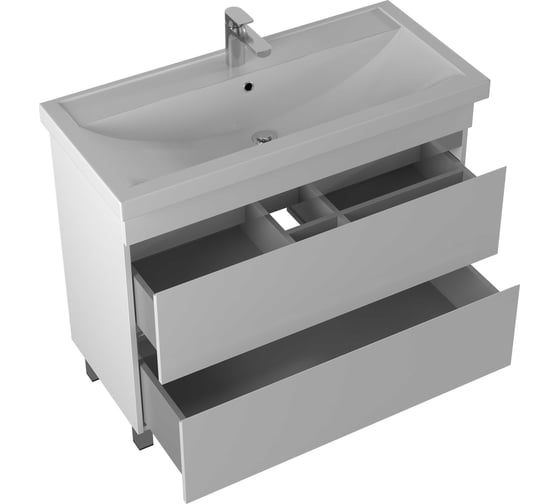 Тумба BRIZ Элен классик т8-100 из ДСП и МДФ ум. Фостер 227 03-08100-06 00 БЕЛ