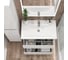 Тумба BRIZ Элен классик т8-100 из ДСП и МДФ ум. Фостер 227 03-08100-06 00 БЕЛ 3