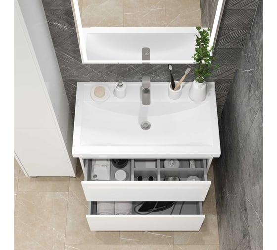 Тумба BRIZ Риччи т8-80 из ДСП, ум. Фостер 360 03-08080-06 00 БЕЛ