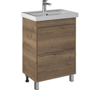 Тумба BRIZ Риччи т8-60 Дуб Веллингтон табак, из ДСП, ум. Фостер 360 03-08060-06 00 ВЕЛ