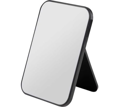 Зеркало косметическое настольное Рыжий кот 14x20 см, черный 108714