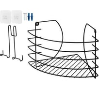 Полка угловая с держателем для телефона Рыжий кот Scaffali 23x23x22 см (полимерное покрытие) 109119