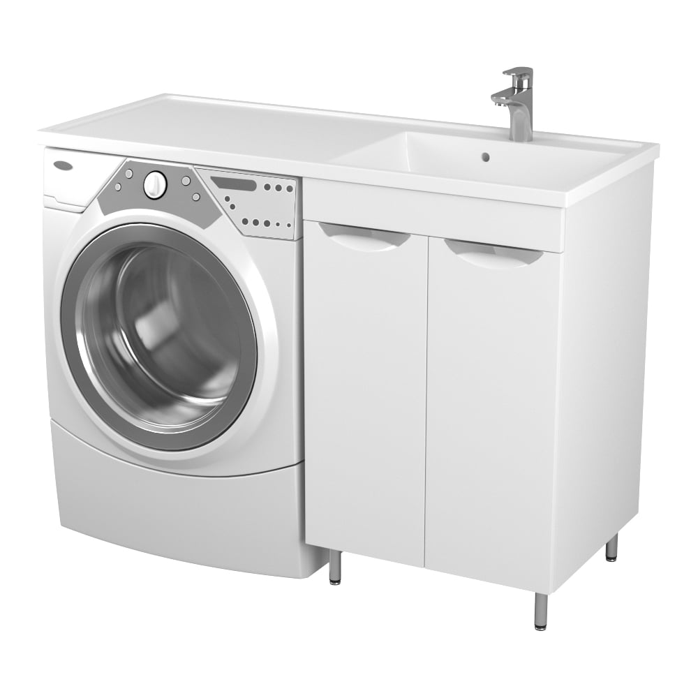 Тумба Uncoria Мера 55 под раковину Magenta 1200 R/L и стиральную машину ...