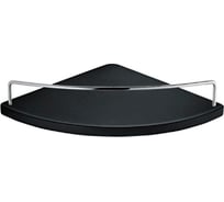 Полка угловая Ledeme 250x250 мм. чёрный L364B