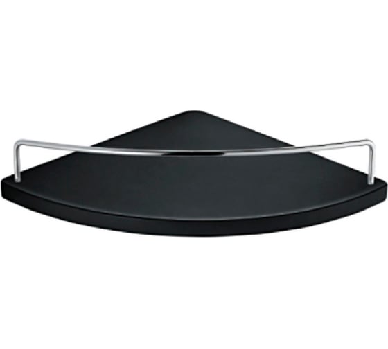 Полка угловая NOVADOM 250x250 мм, черный L364B 1