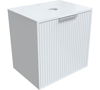 Тумба под раковину в ванную 1Marka Estel 60 см, подвесная, белая Ц0000005451