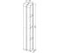 Полка Aquanet Магнум 150x1000x112 вертикальная, сталь брашированная 334114 00334114 4