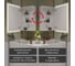 Зеркало-шкаф ALIAS Квартал 90x60 см, с нейтральной LED-подсветкой и подогревом, универсальный sh9060201 5