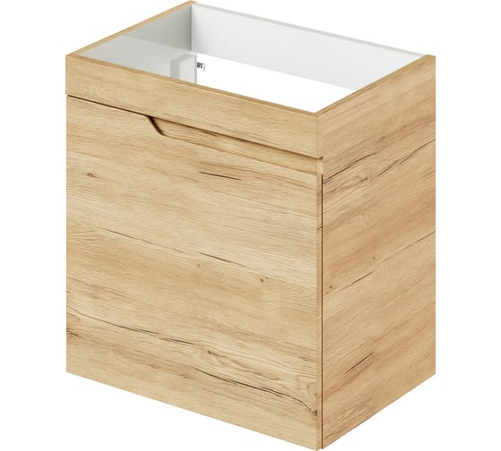 Тумба под раковину подвесная ИТАНА Sky 50 491х342х520 мм, левая, дуб мавелла 4657826226273 1